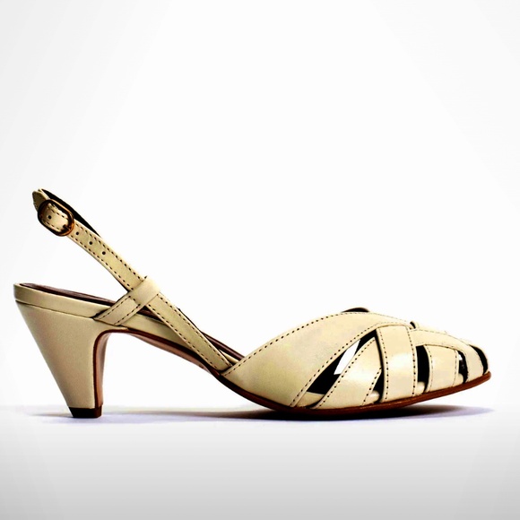 Anonymous Copenhagen - Banie 50 stiletto Shiny lamb Vanilla cream - size 10 - Picture 3 of 7